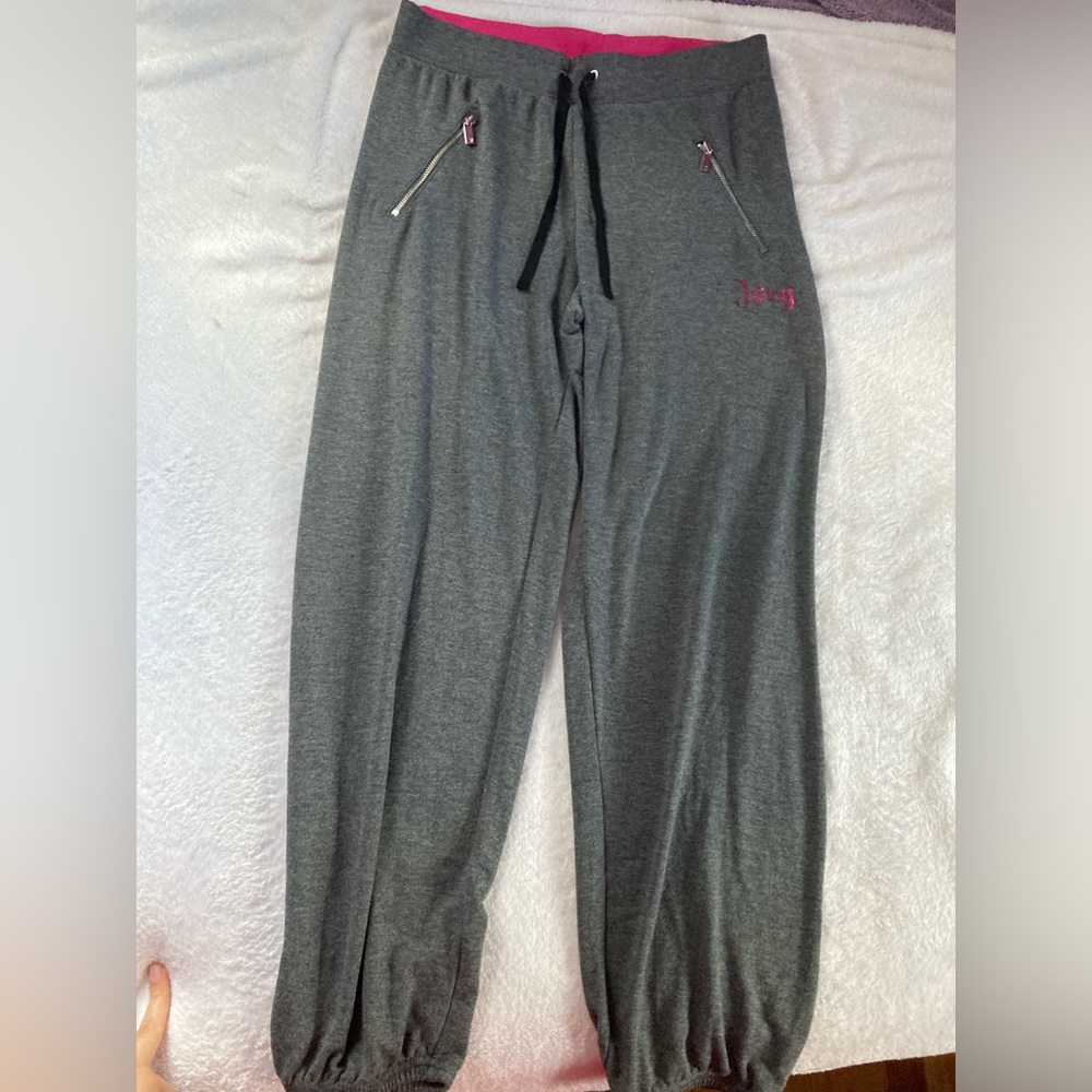 Juicy Couture Gray Pants Pink